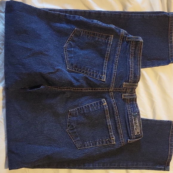 Gloria Vanderbilt Vintage Navy Straight Leg Jeans - Picture 2 of 2